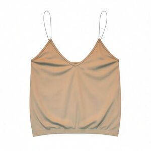 Free People Intimately NWOT Seamless Cropped Cami S/M Nude Tan